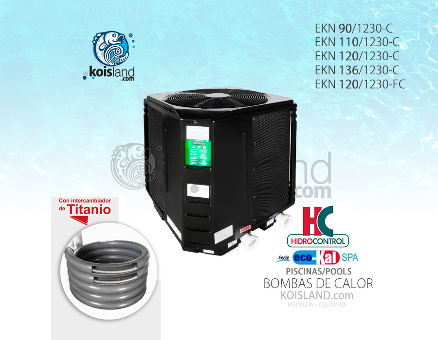 Hidrocontrol Bomba De Calor Para Piscinas Arquitectura Productos Para Piscinas Fuentes Lagos Y Estanques Koisland Peces Koi Ornamentales Colombia Natural Pools